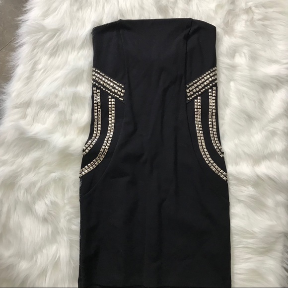 NWT Guess Black Strapless Dress - Picture 2 of 8